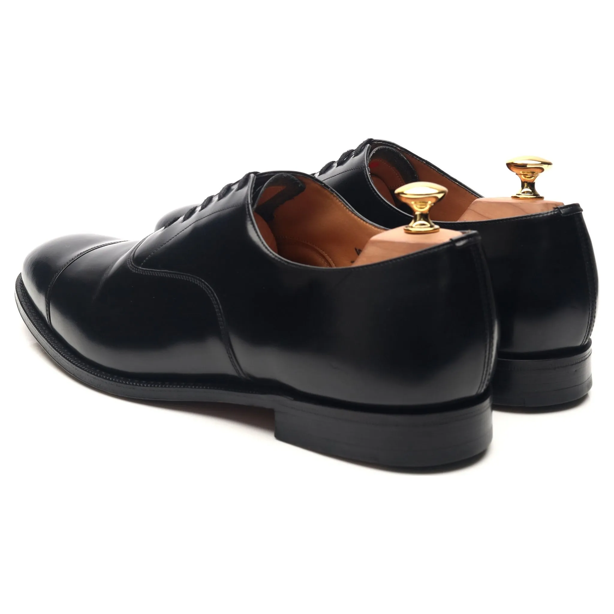 'Balmoral' Black Leather Oxford UK 10.5 G