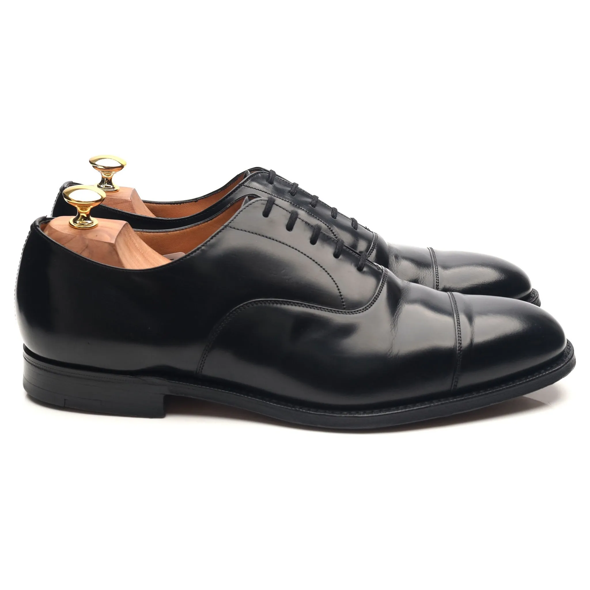 'Balmoral' Black Leather Oxford UK 10.5 G