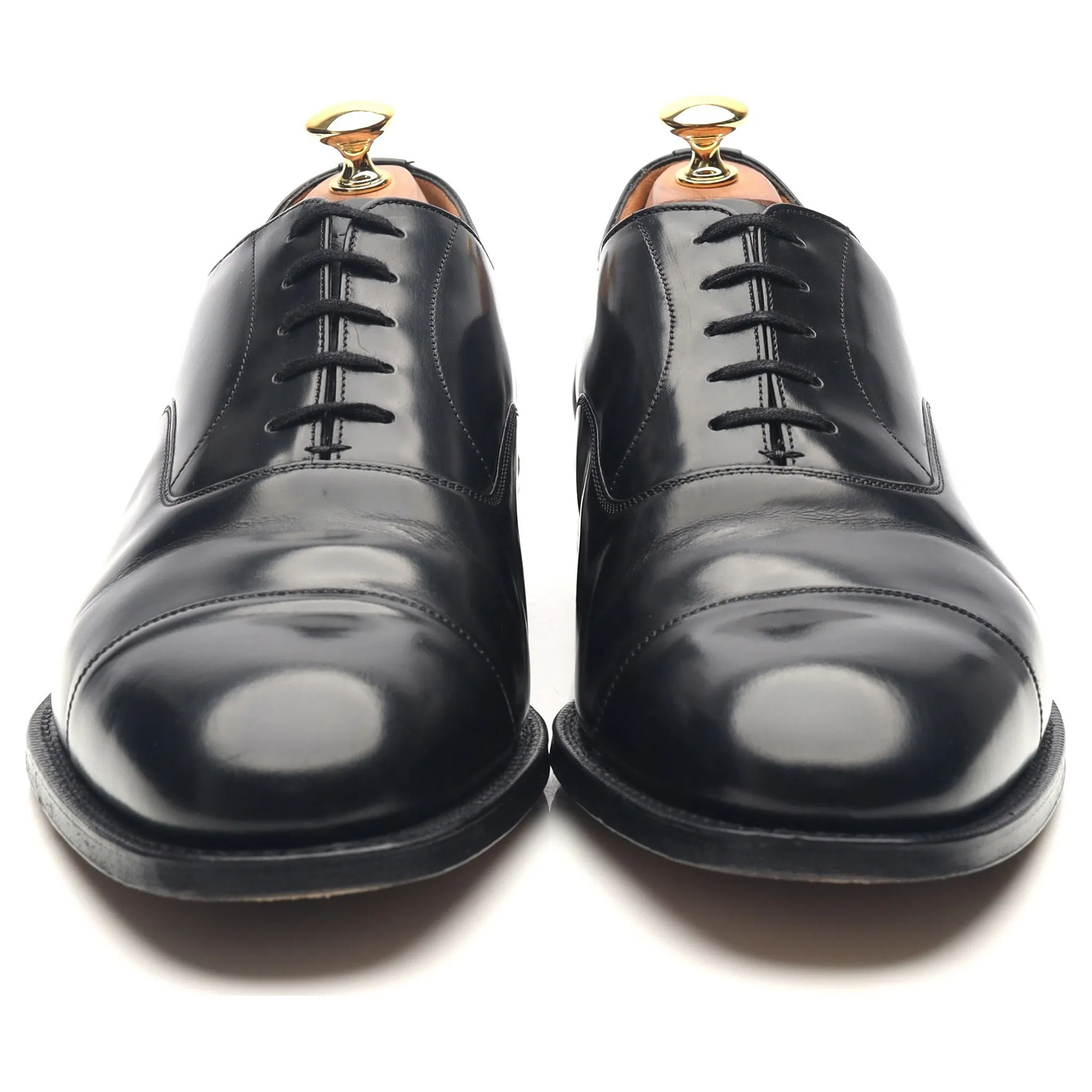 'Balmoral' Black Leather Oxford UK 10.5 G
