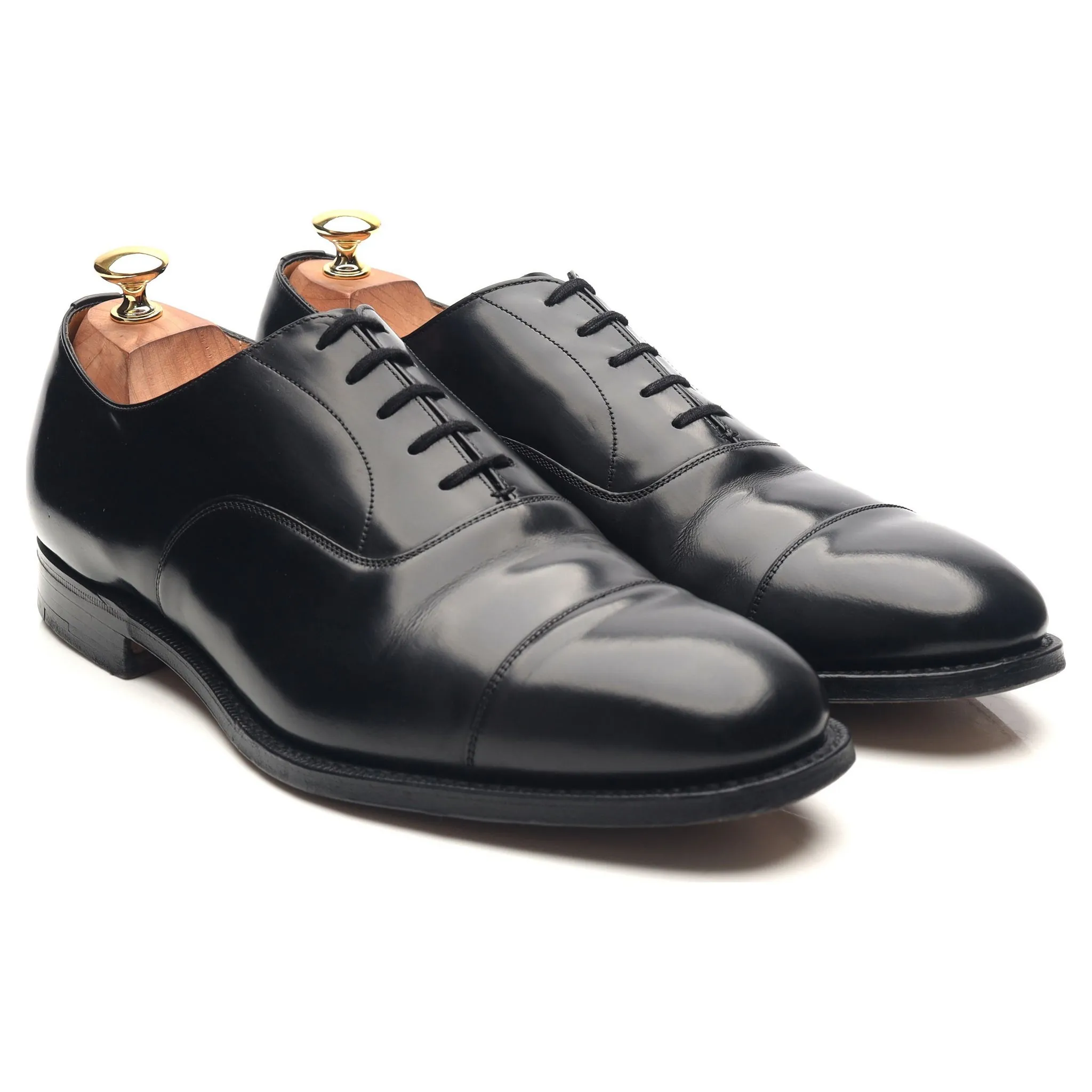 'Balmoral' Black Leather Oxford UK 10.5 G