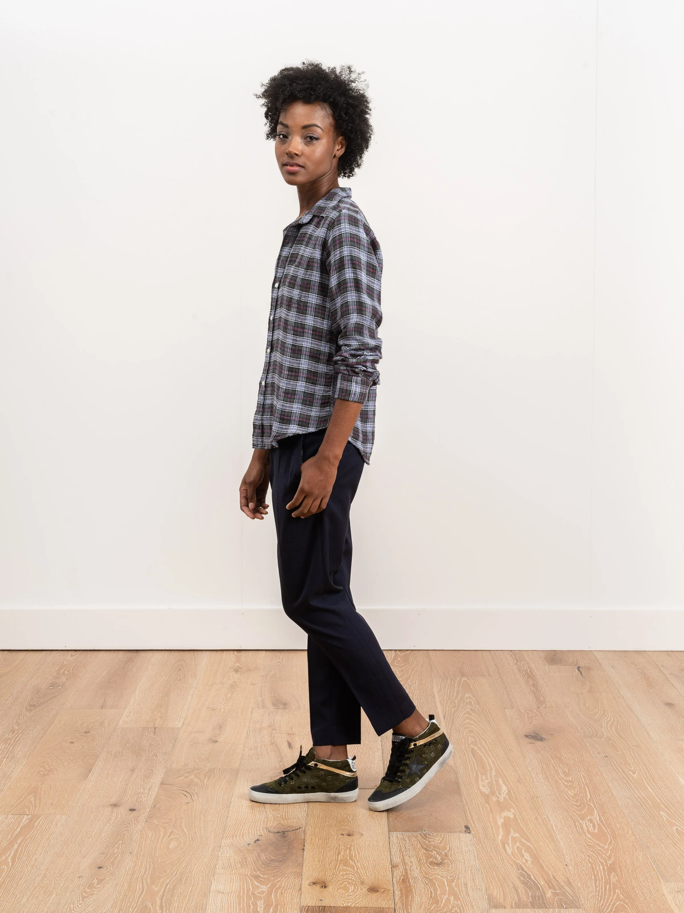 barry shirt - blue/red/green plaid
