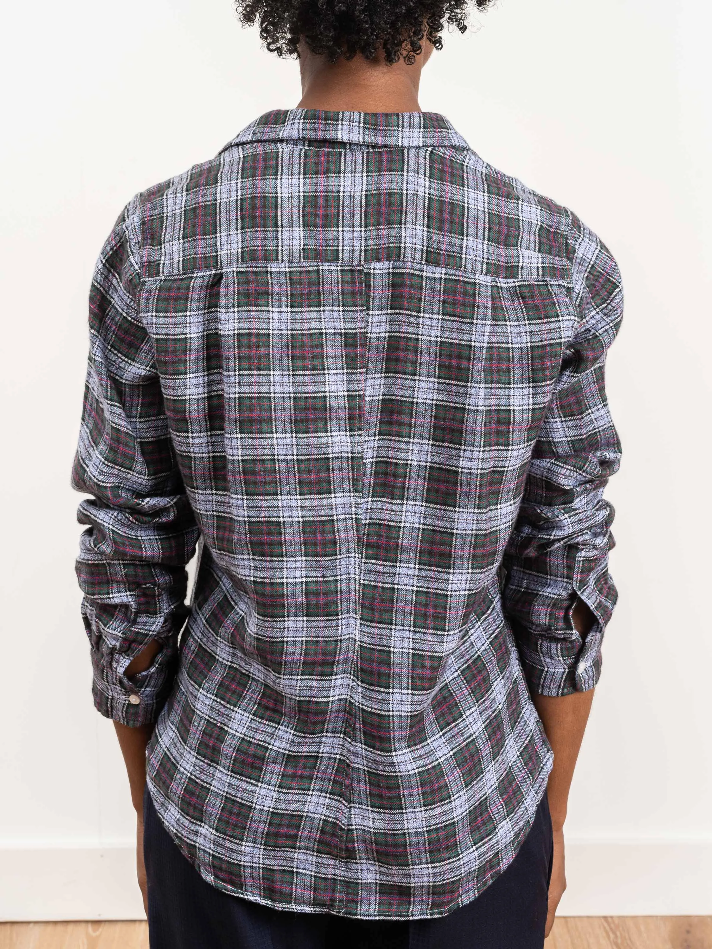 barry shirt - blue/red/green plaid