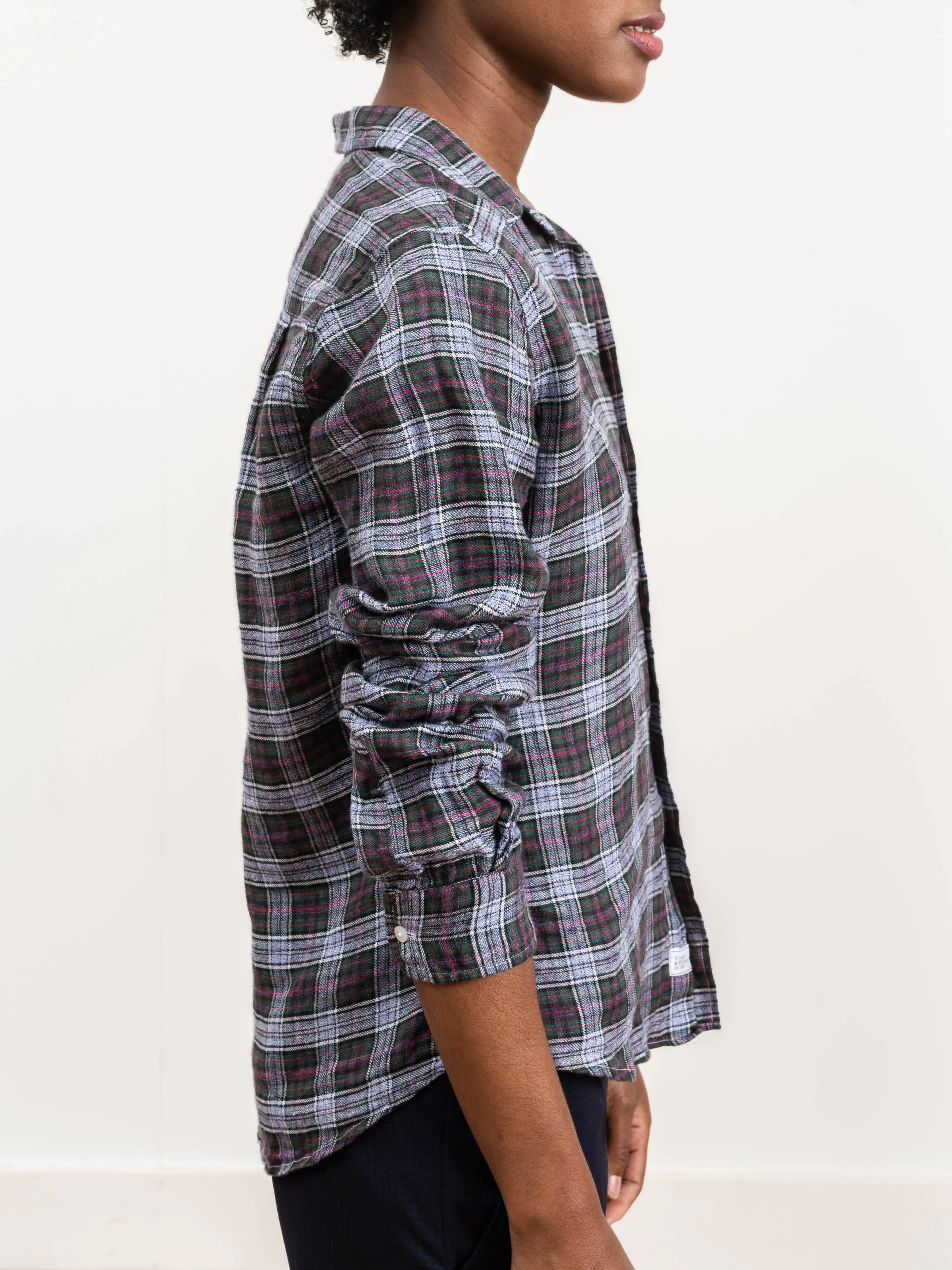 barry shirt - blue/red/green plaid