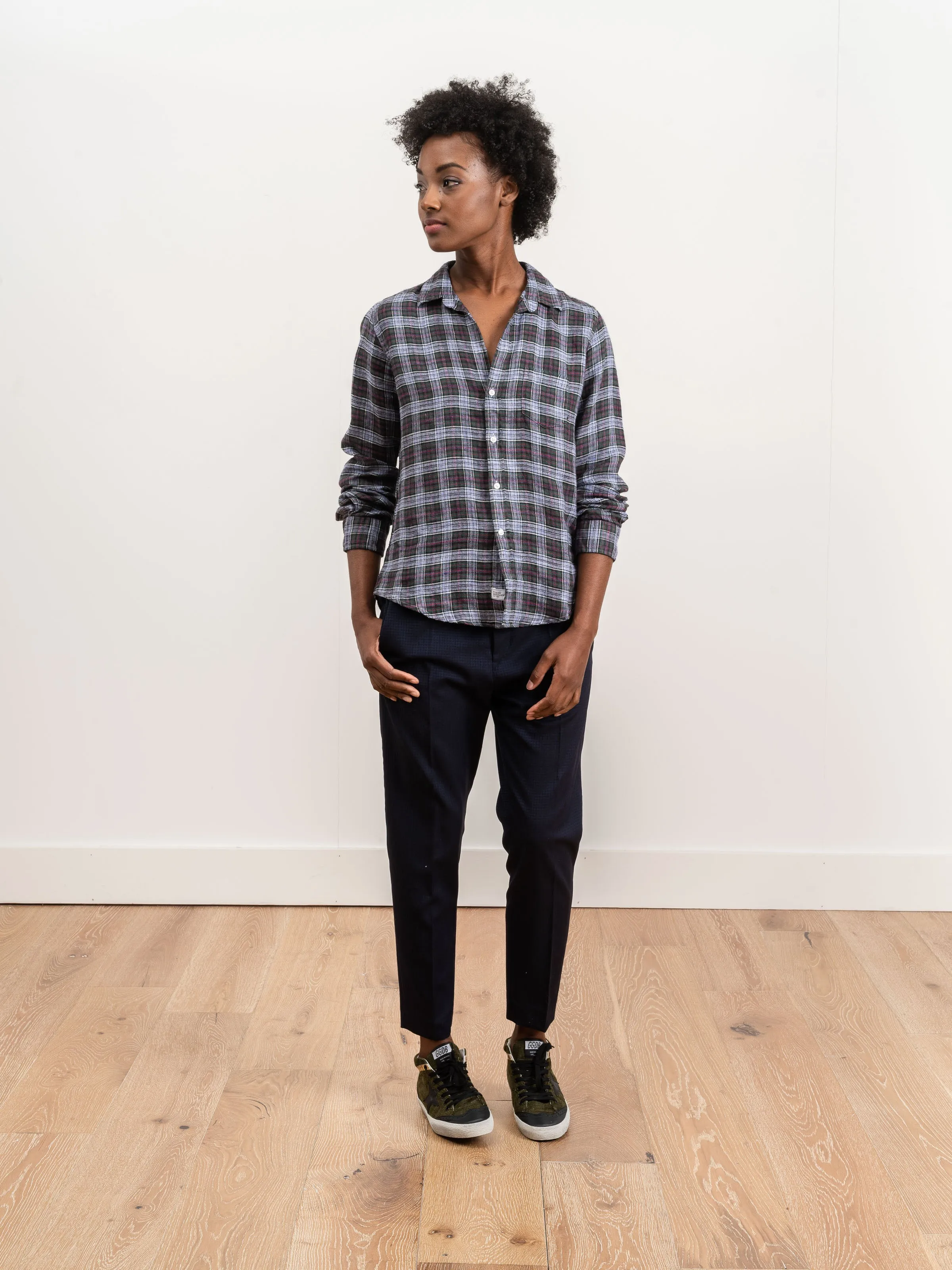 barry shirt - blue/red/green plaid