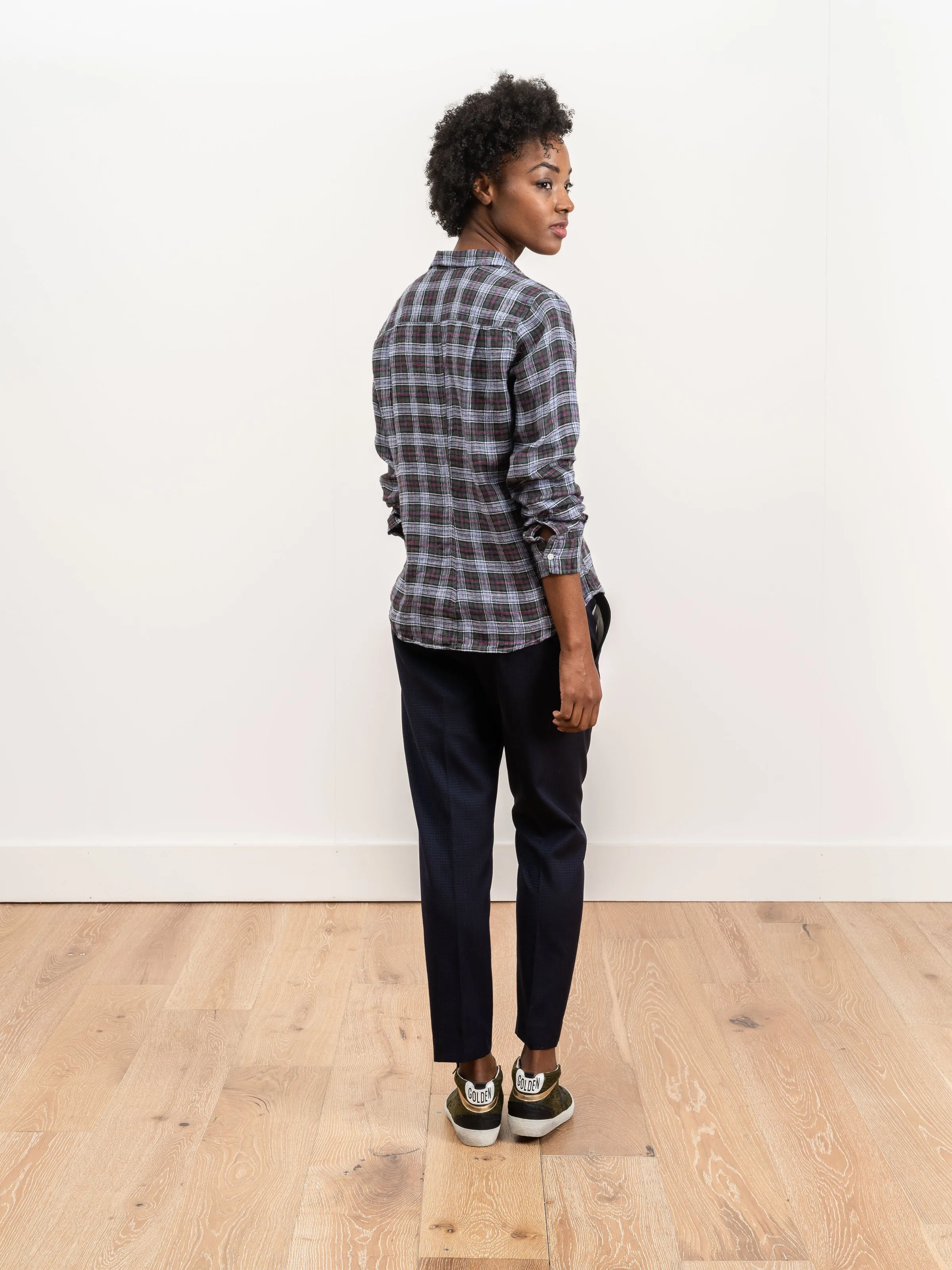 barry shirt - blue/red/green plaid