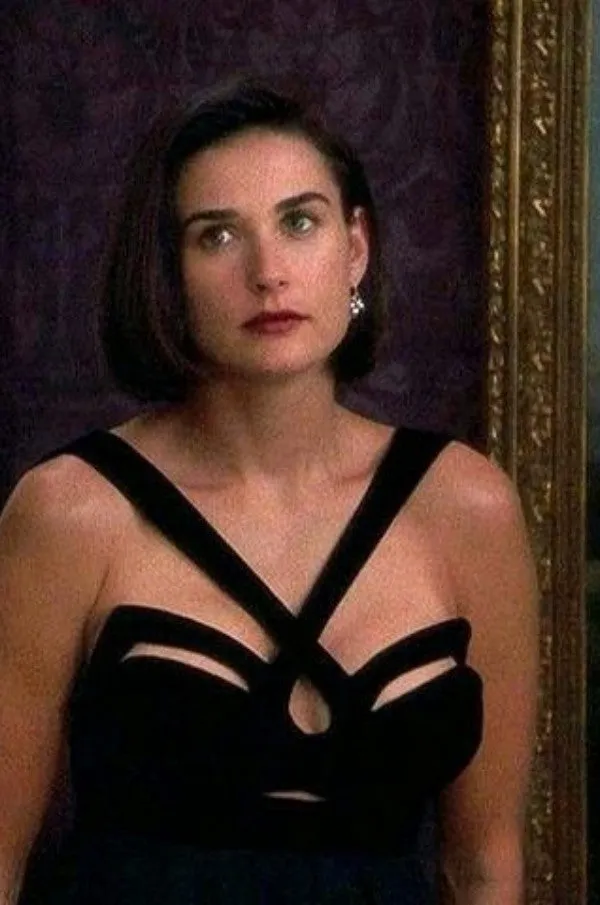 Black Demi Moore Dress Formal Prom Dress