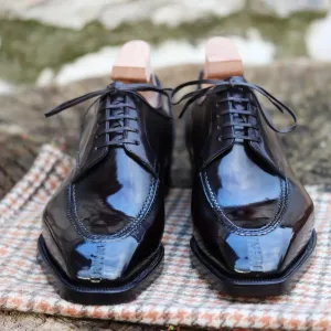 Black Leather Teruel Derby Shoes - Formal Shoes