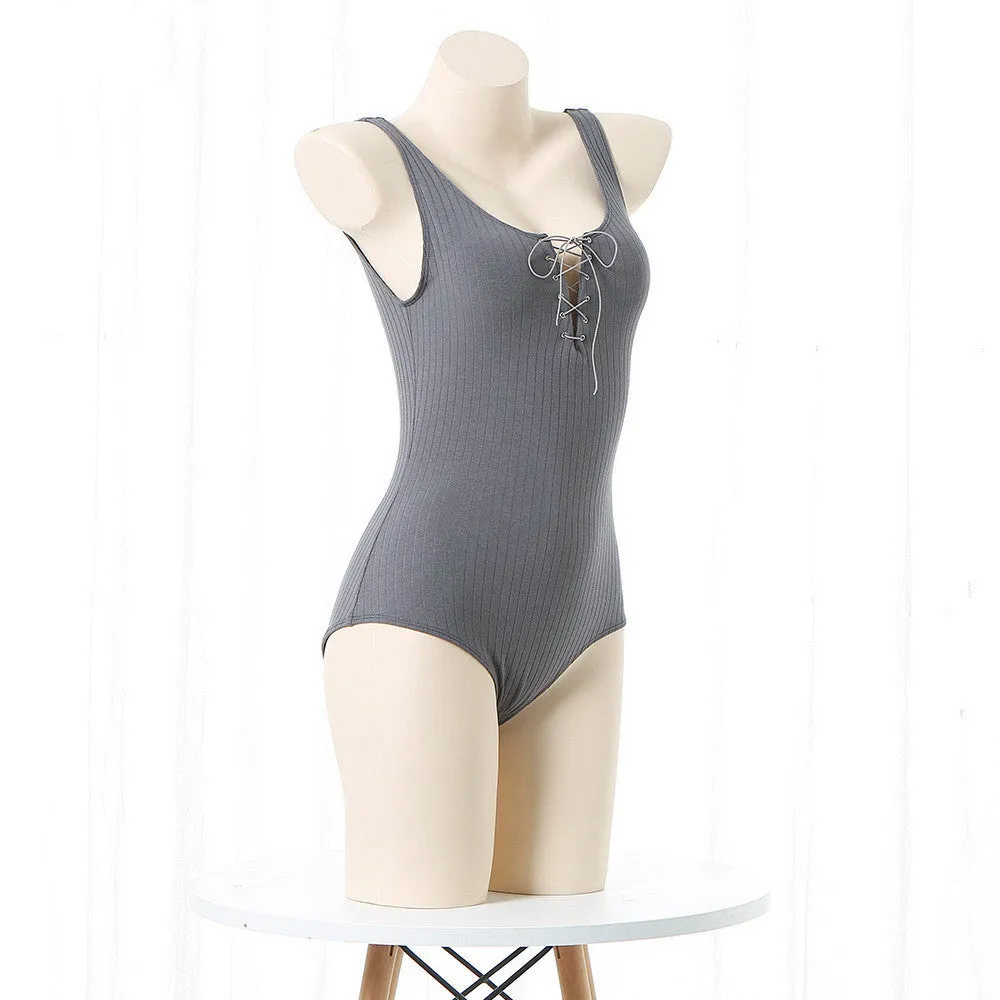 Black Top   Gray Jumpsuit Set  KF70219