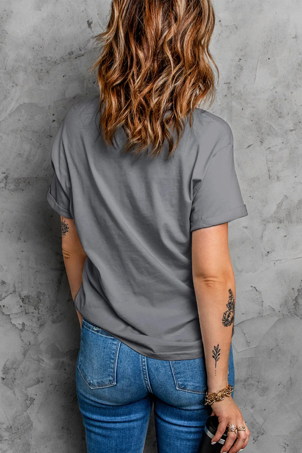 Blank Apparel - Khaki Solid Color Crew Neck Tee Customized