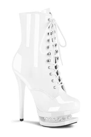 BLONDIE-R-1020 Exotic Boot | White Patent
