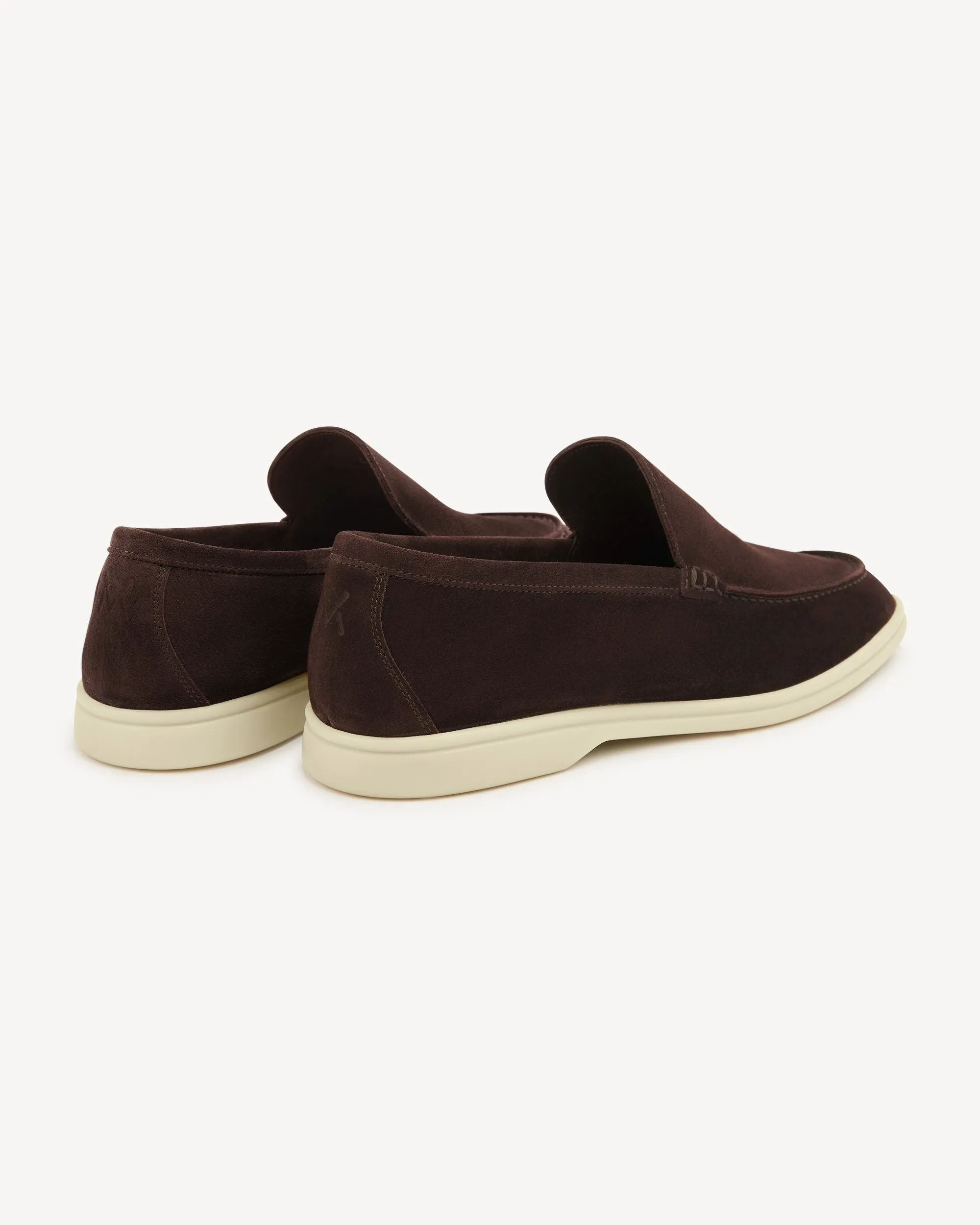 Brabion Unlined Capri Suede Loafer – Brown for the Modern Gentleman