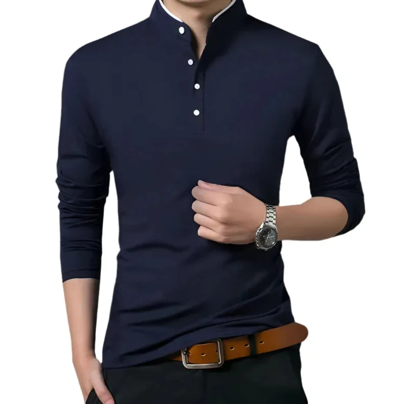 Breathable Long Sleeve Polo