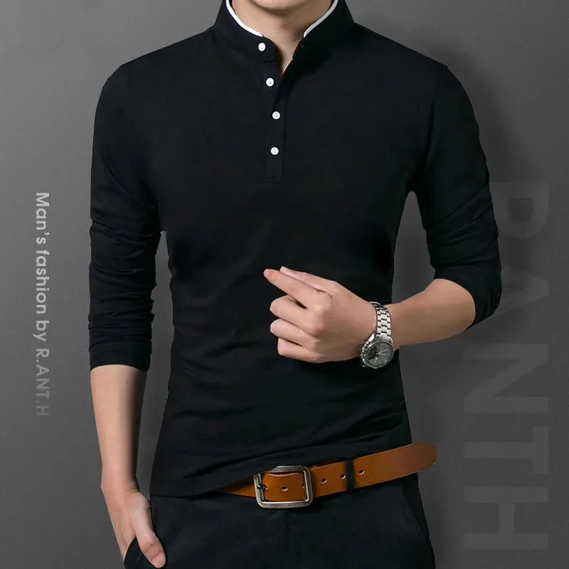 Breathable Long Sleeve Polo