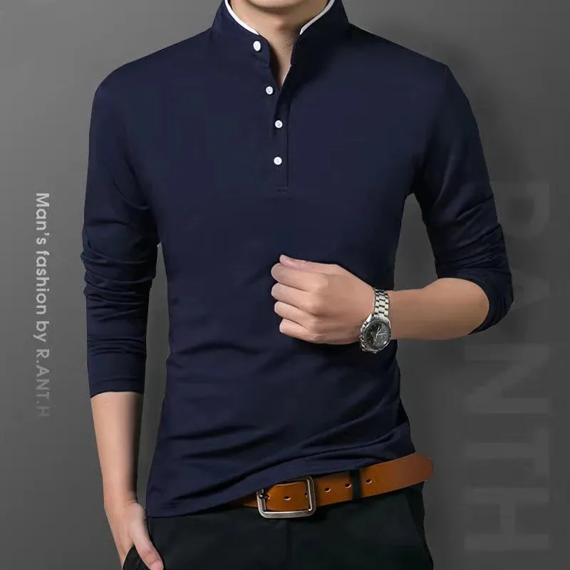 Breathable Long Sleeve Polo