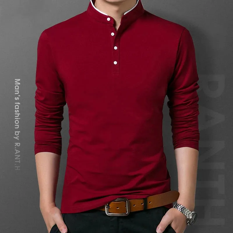 Breathable Long Sleeve Polo