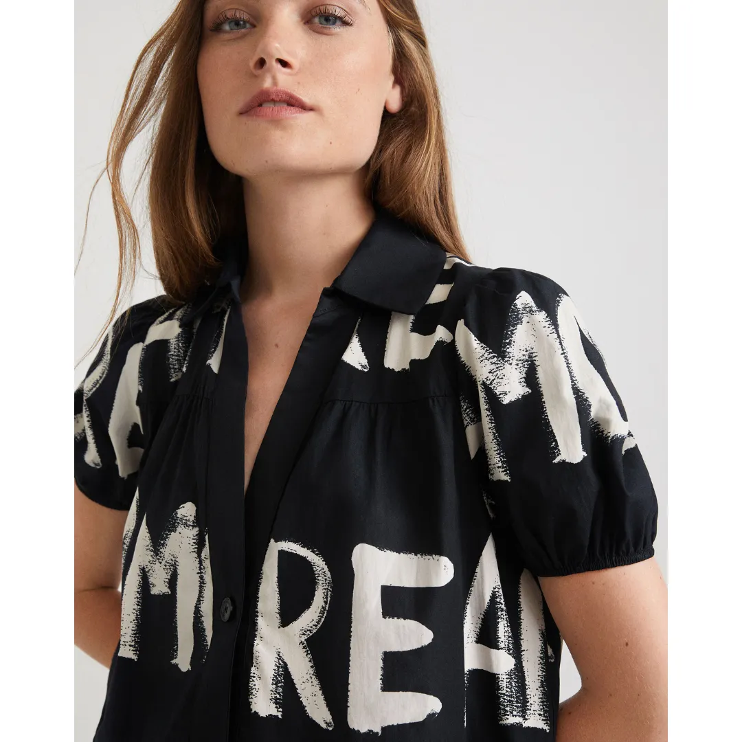 Brixton Short Cotton Shirt Dress - AMORE