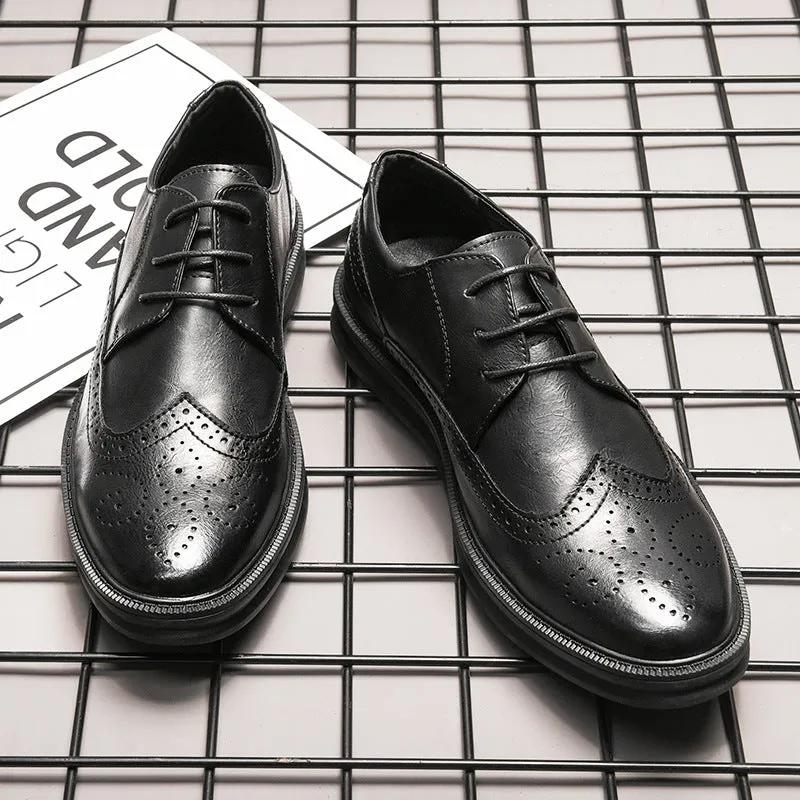 Business Oxford Shoes Real Leather Breathable Men's Shoes