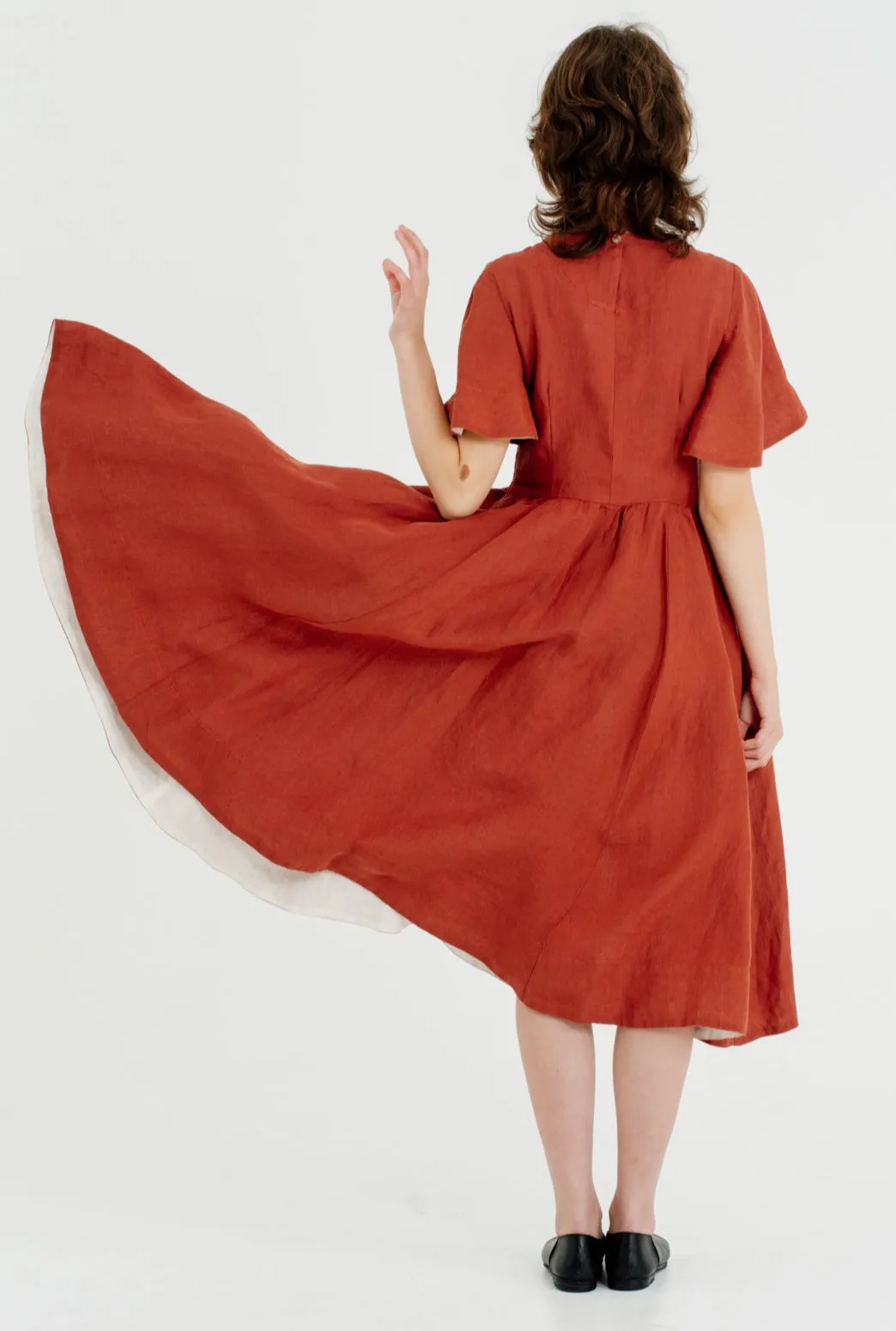 Butterfly Sleeve Dress, Short Sleeve, Whimsical