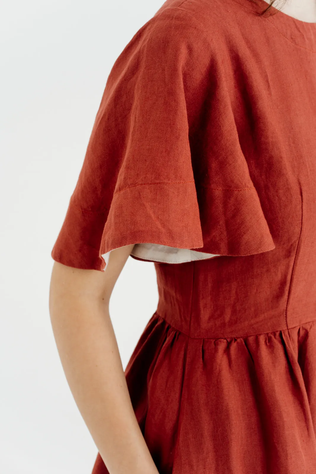 Butterfly Sleeve Dress, Short Sleeve, Whimsical