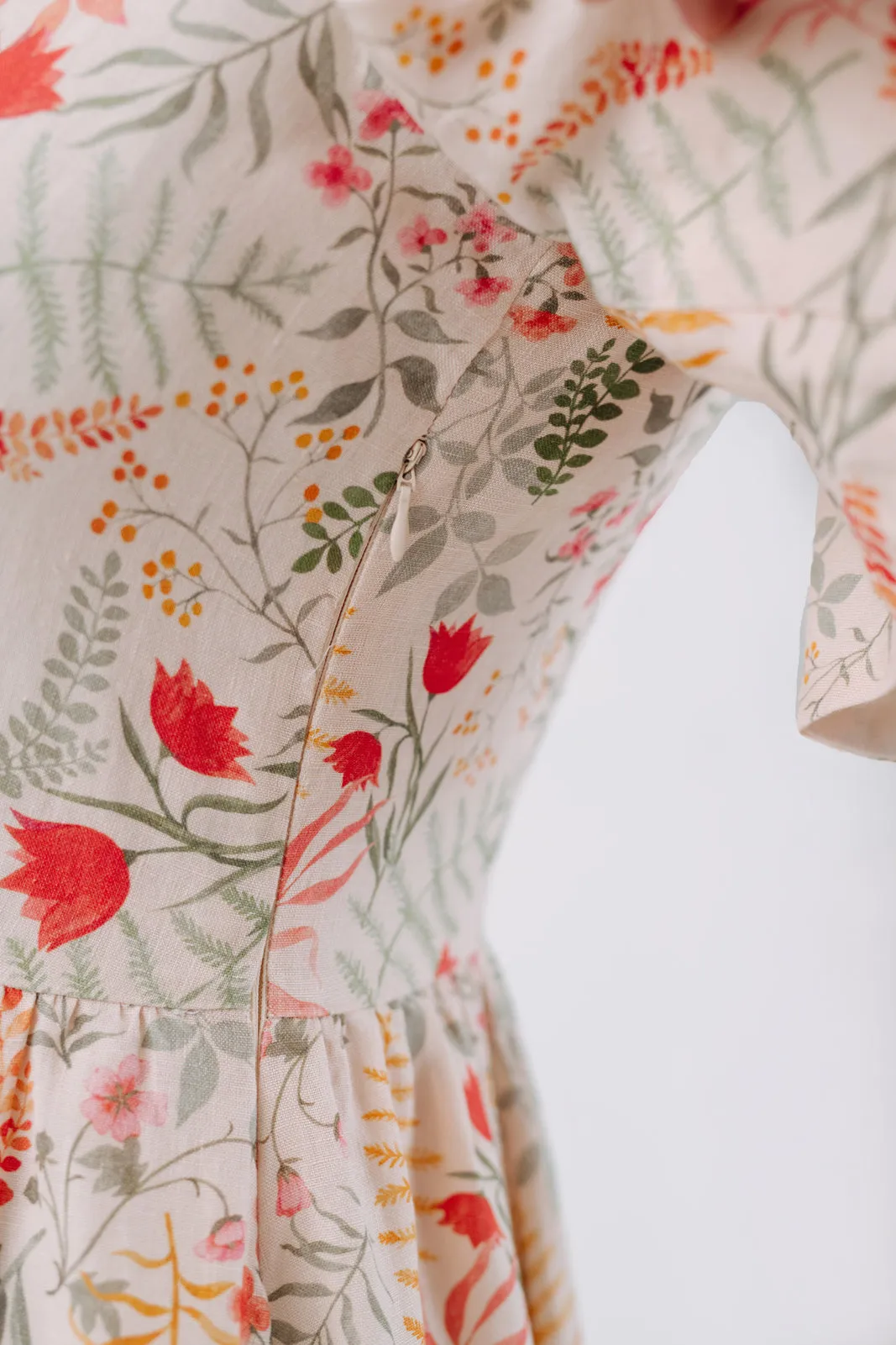 Butterfly Sleeve Dress, Short Sleeve, Whimsical