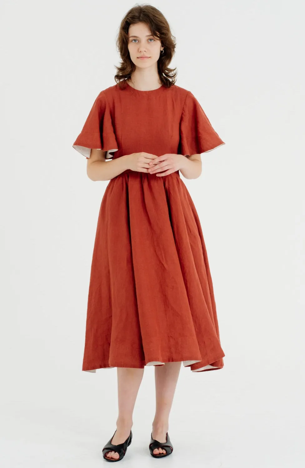 Butterfly Sleeve Dress, Short Sleeve, Whimsical