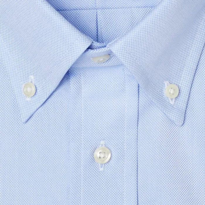 Button Down Royal Oxford Blue - Tailored