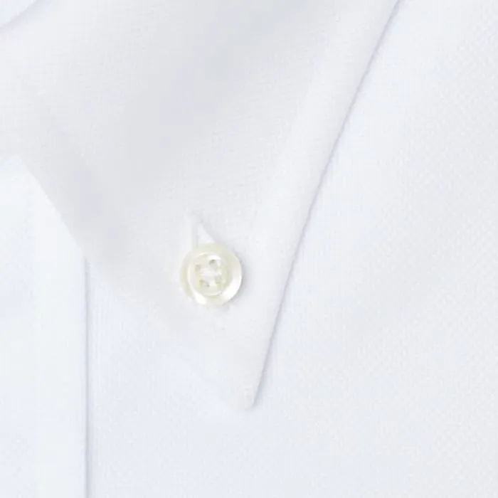 Button Down Royal Oxford White - Tailored