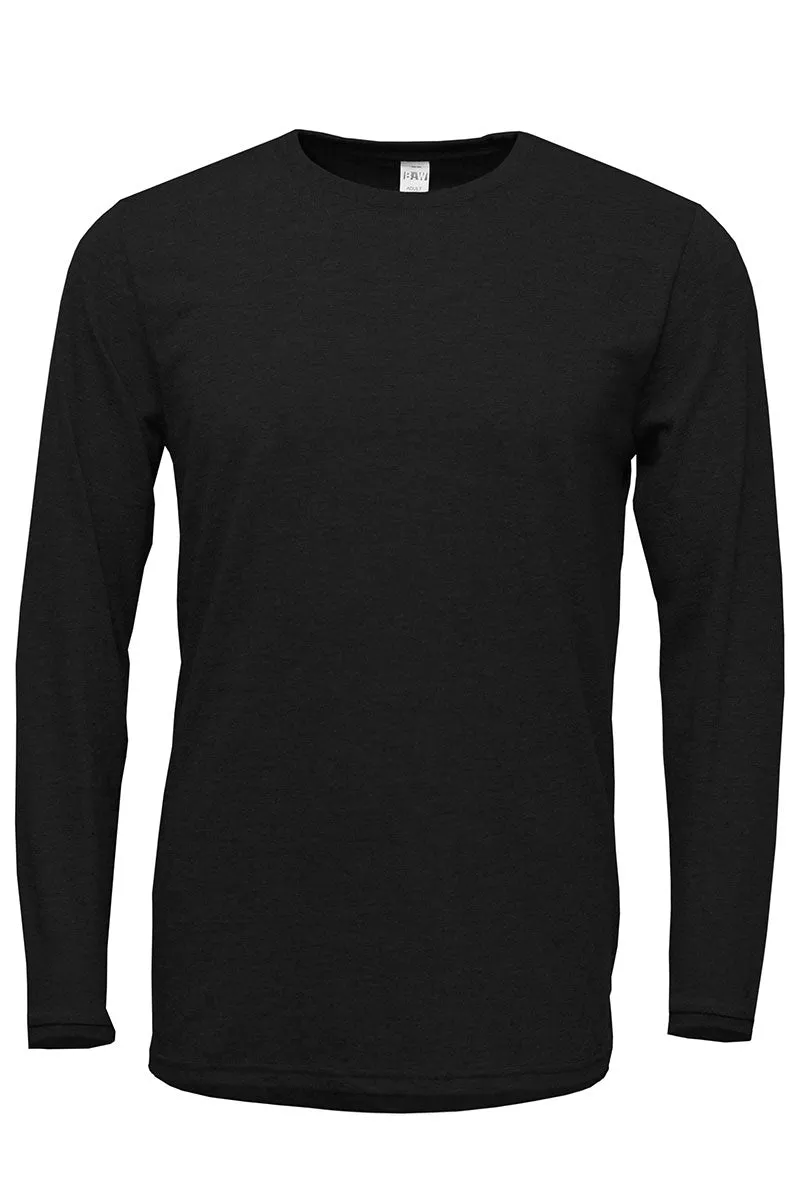 Cakes And Bows Christmas Adult Soft-Tek Blend Long Sleeve Tee