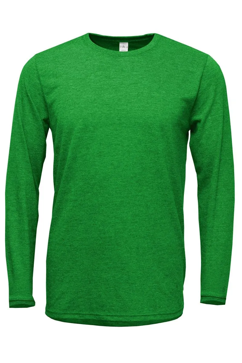 Cakes And Bows Christmas Adult Soft-Tek Blend Long Sleeve Tee