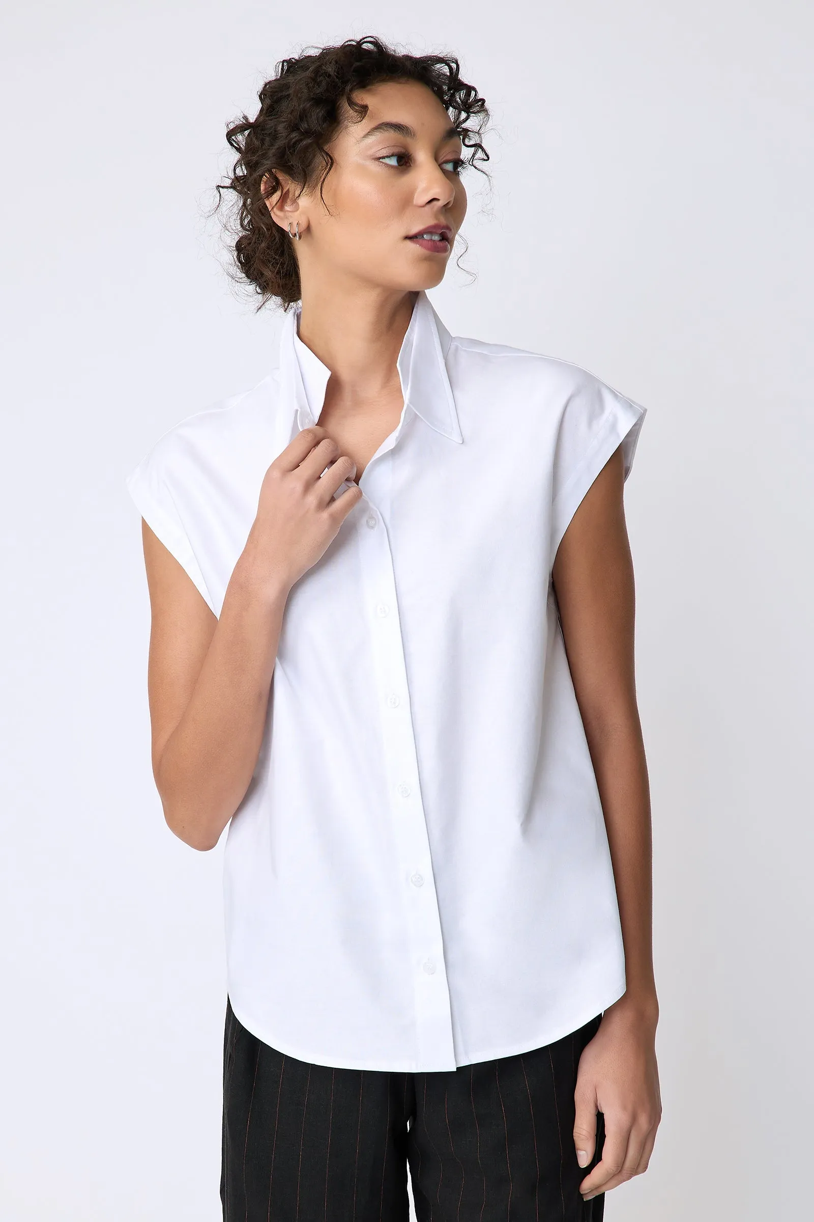 Candice DC Shirt - White Oxford