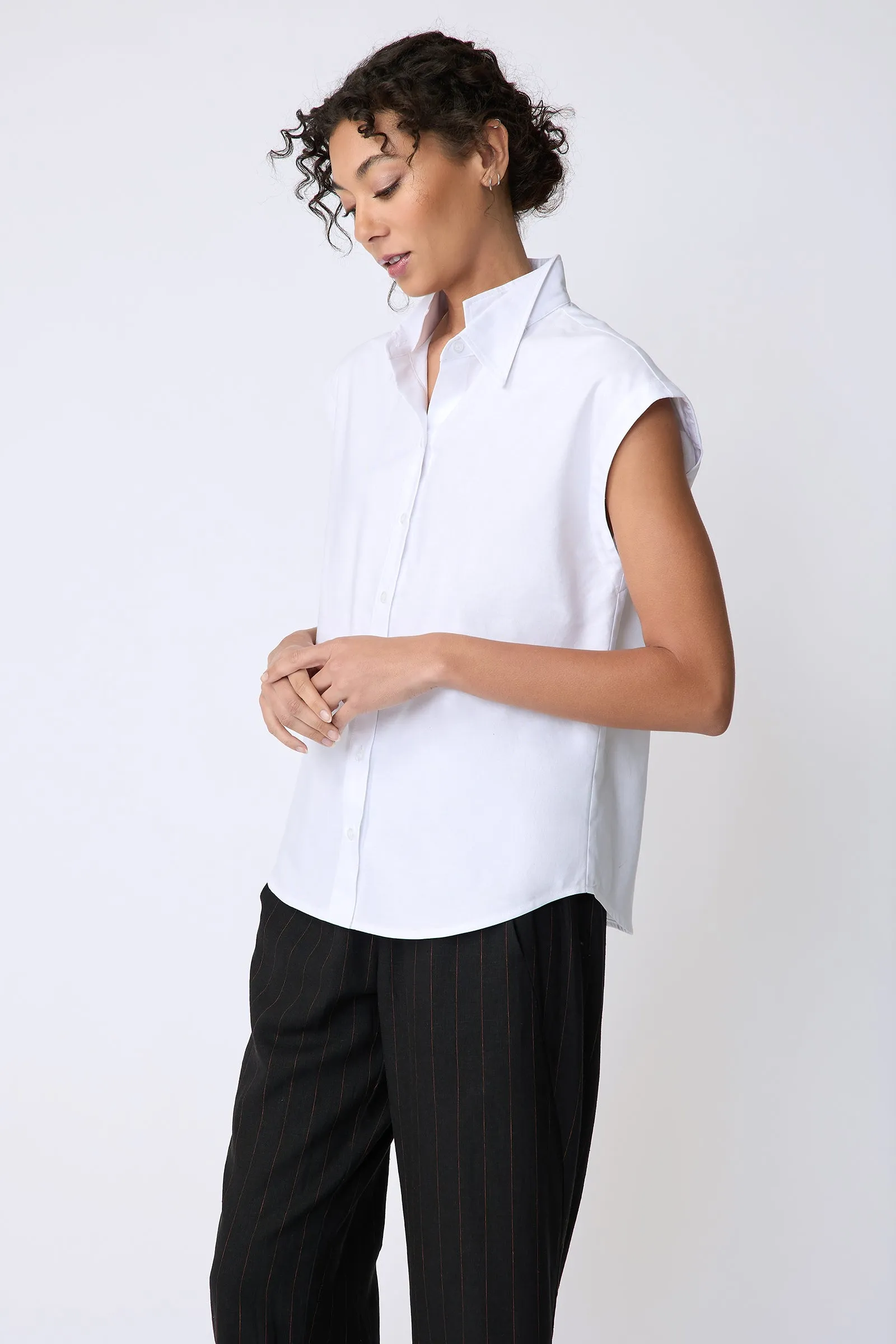 Candice DC Shirt - White Oxford