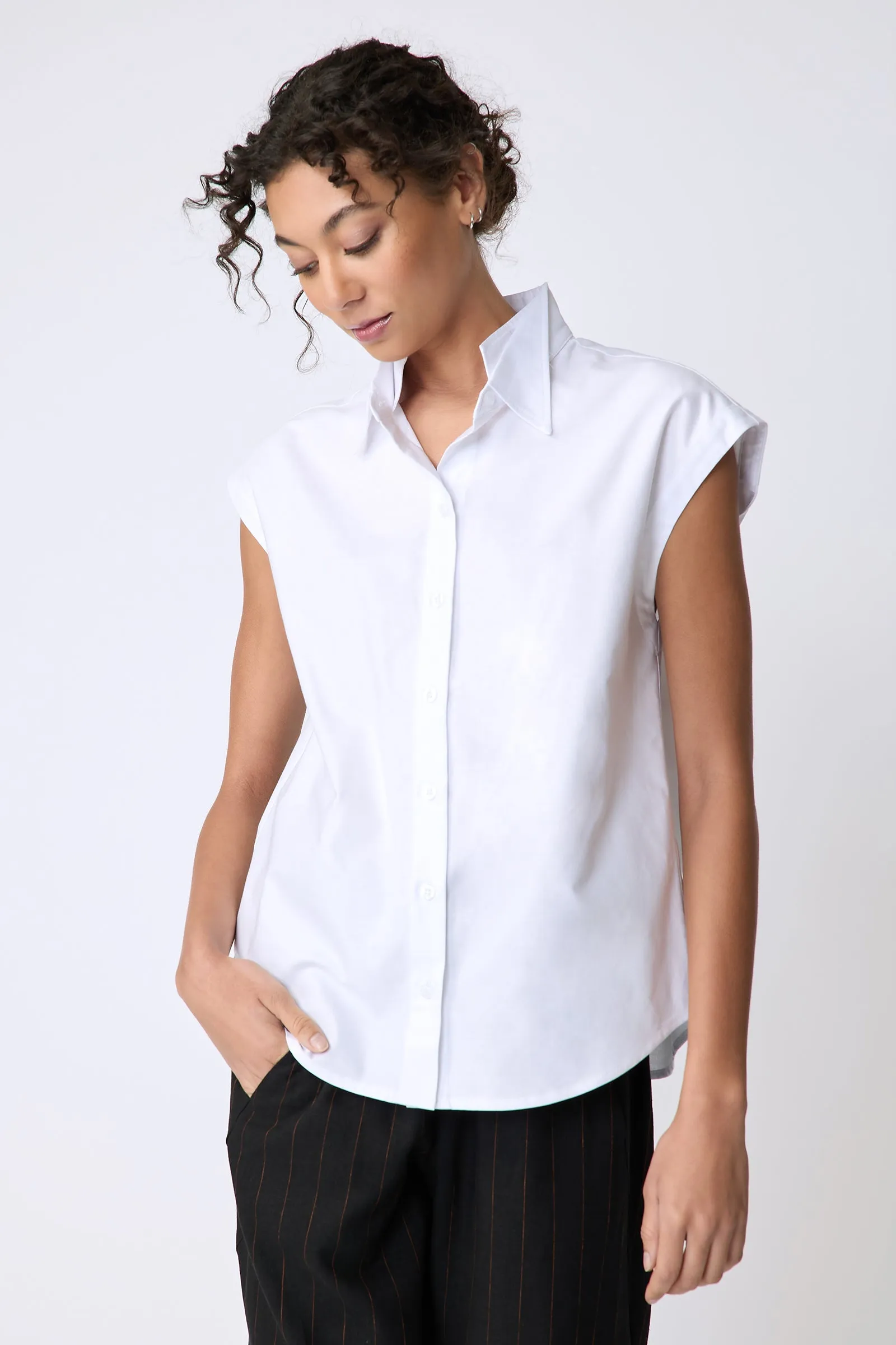 Candice DC Shirt - White Oxford