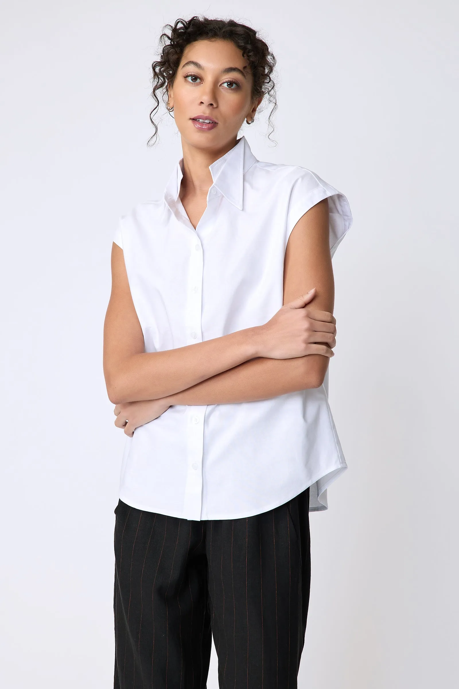 Candice DC Shirt - White Oxford