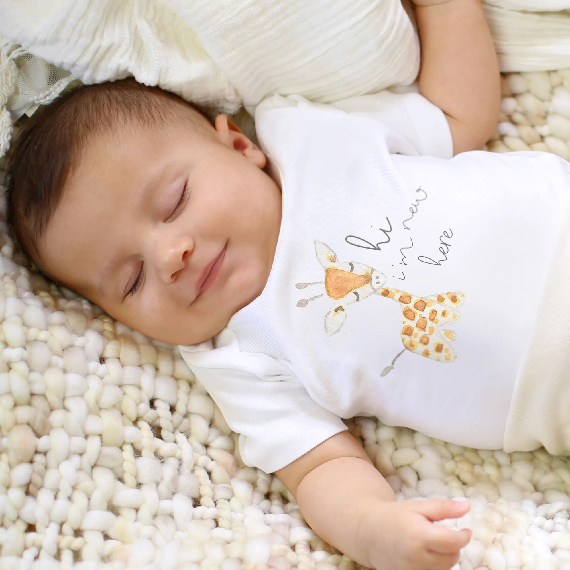 Charley the Giraffe  |  Organic Baby Boy Set