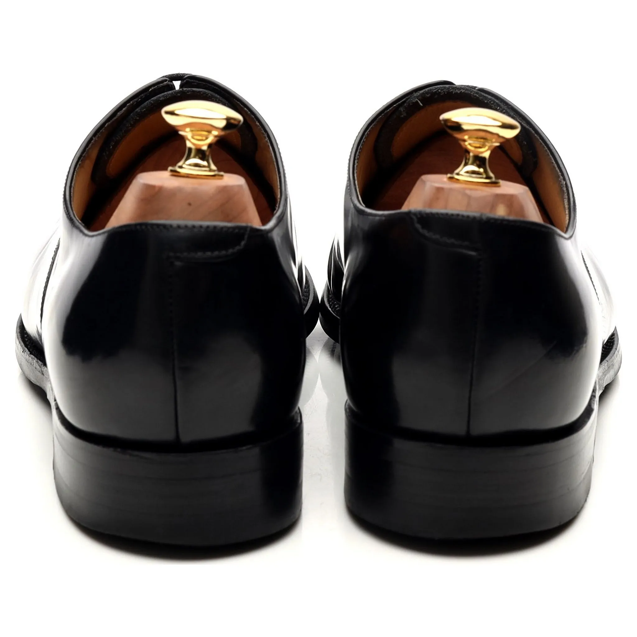 'Cheltenham' Black Leather Oxford UK 9.5 G