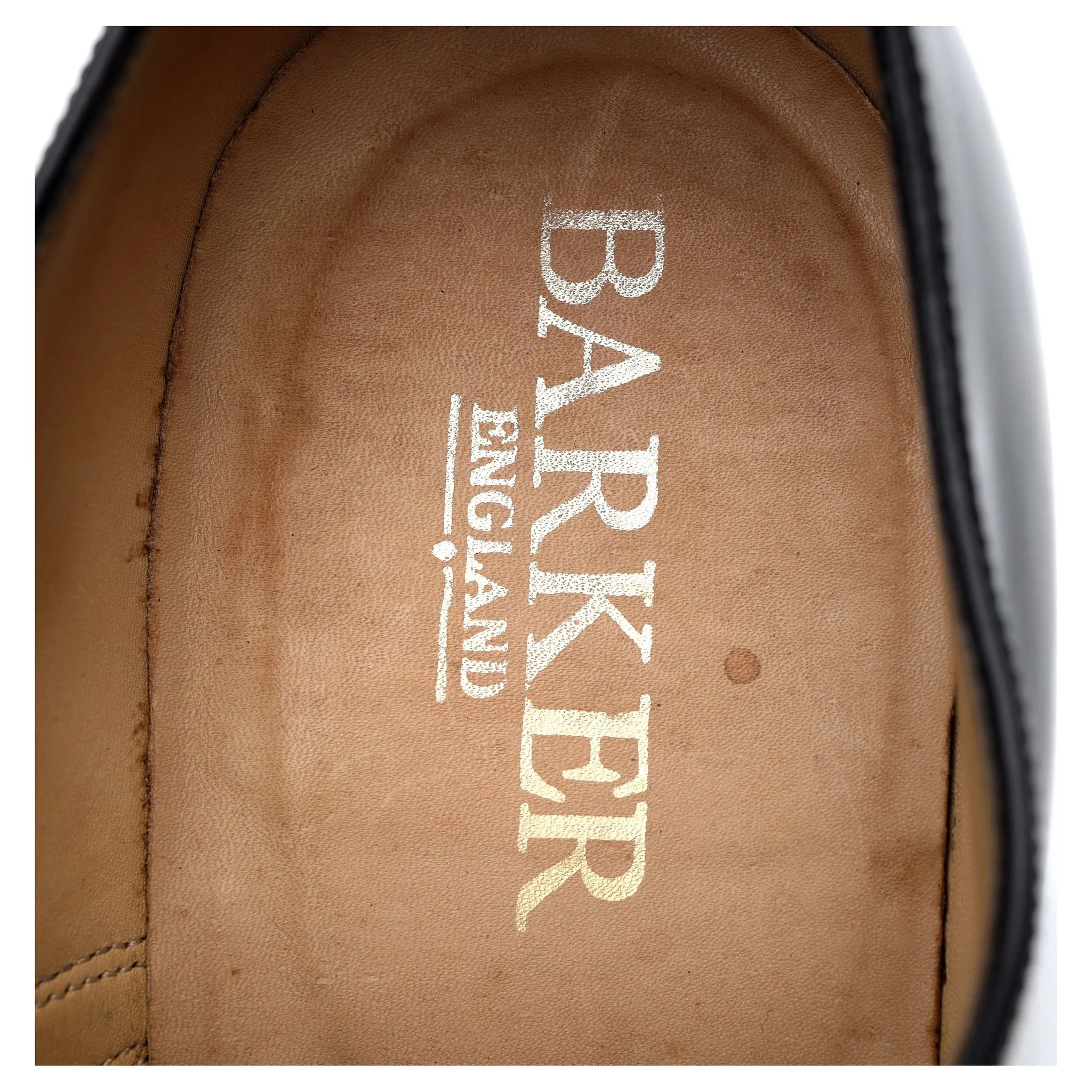 'Cheltenham' Black Leather Oxford UK 9.5 G
