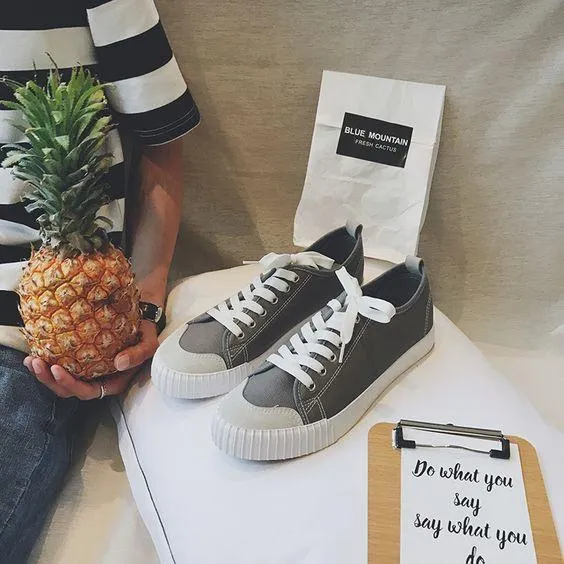 Chic Couples Breathable Canvas Shoes