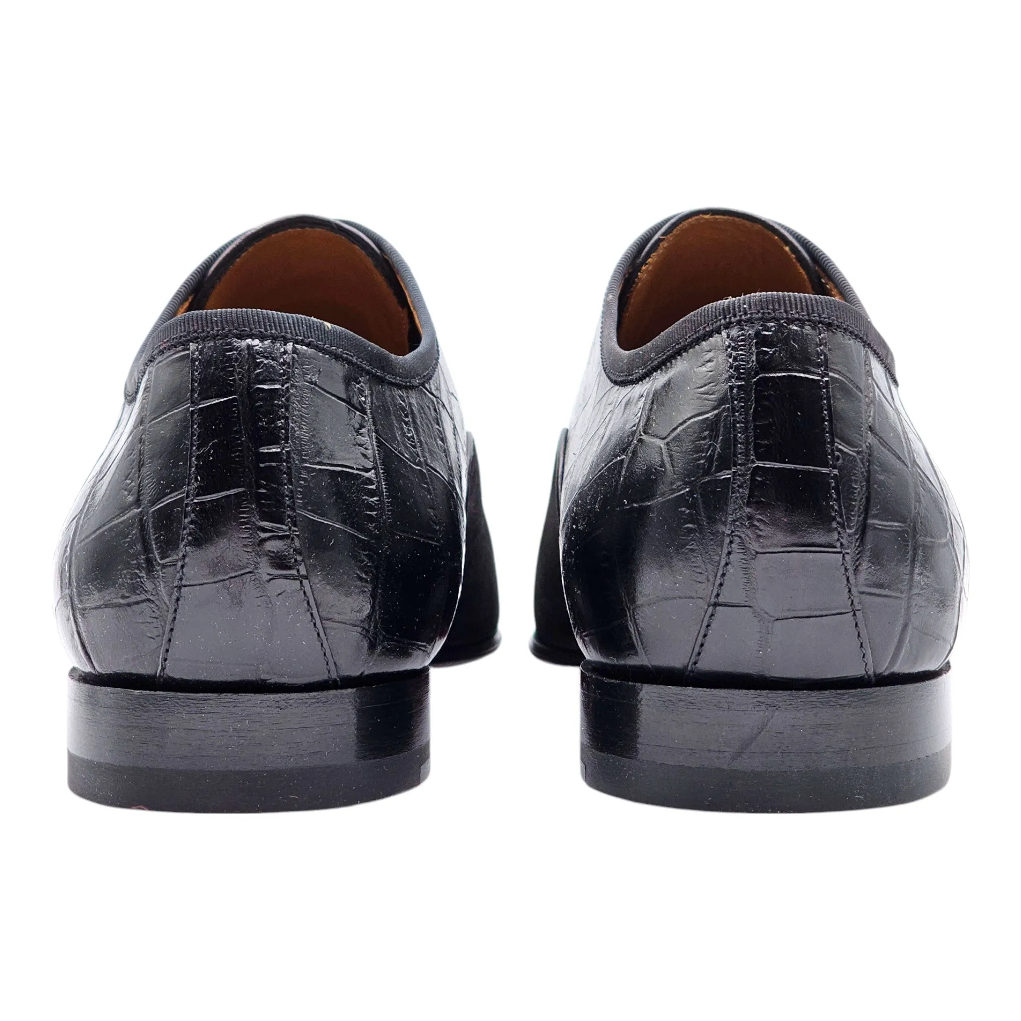 Christian Louboutin Alpha Male Oxford Shoes - Suede and Leather - Black - 41 .5