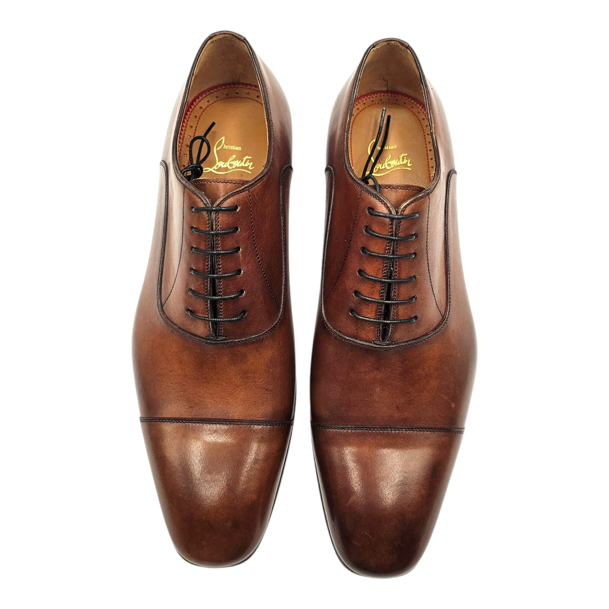 Christian Louboutin Greggo Oxford Shoes - Leather - Brown 42