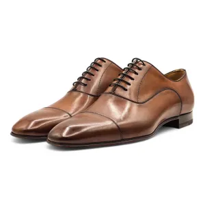 Christian Louboutin Greggo Oxford Shoes - Leather - Brown 42