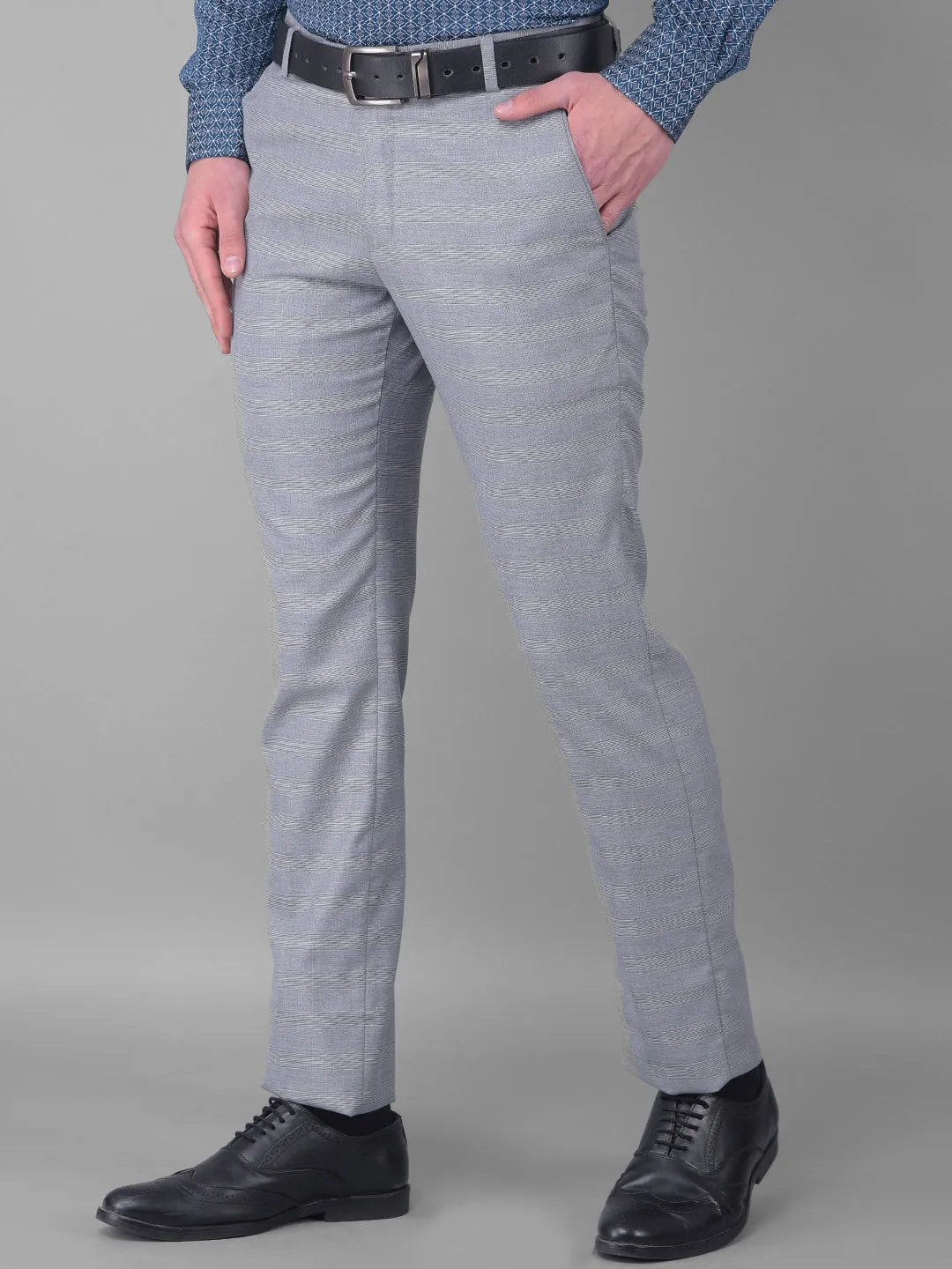 COBB GREY ULTRA FIT FORMAL TROUSER