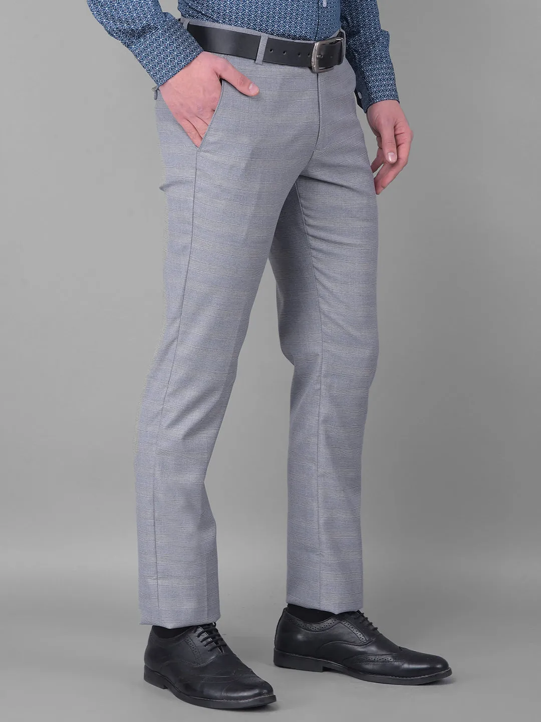 COBB GREY ULTRA FIT FORMAL TROUSER