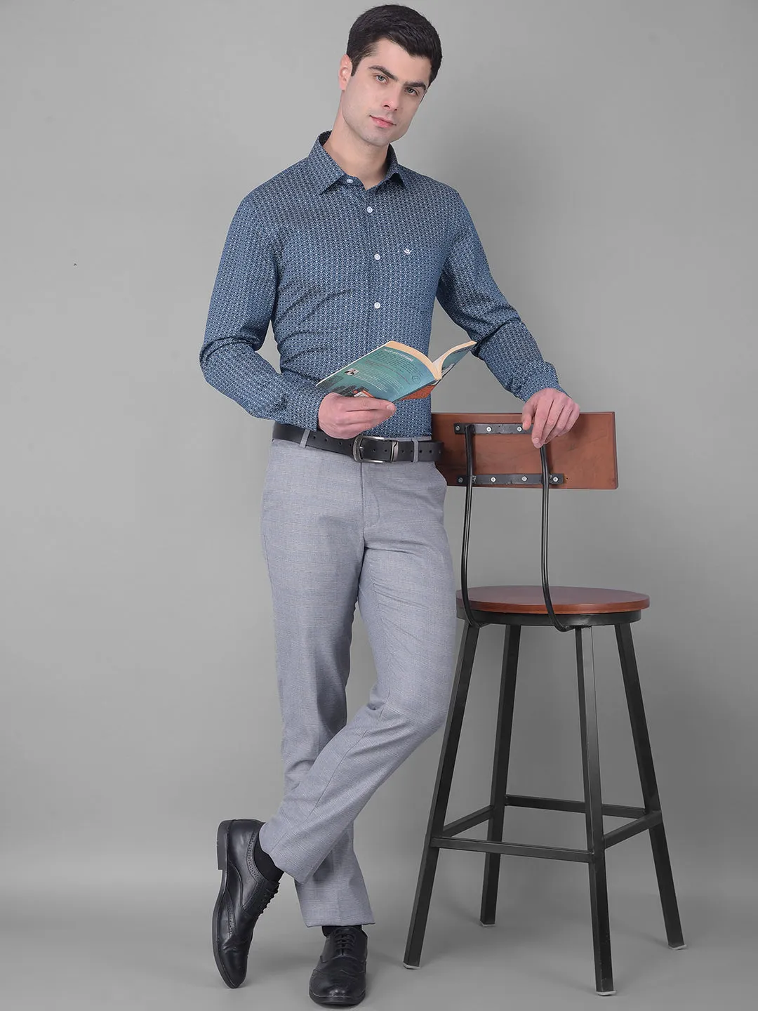 COBB GREY ULTRA FIT FORMAL TROUSER
