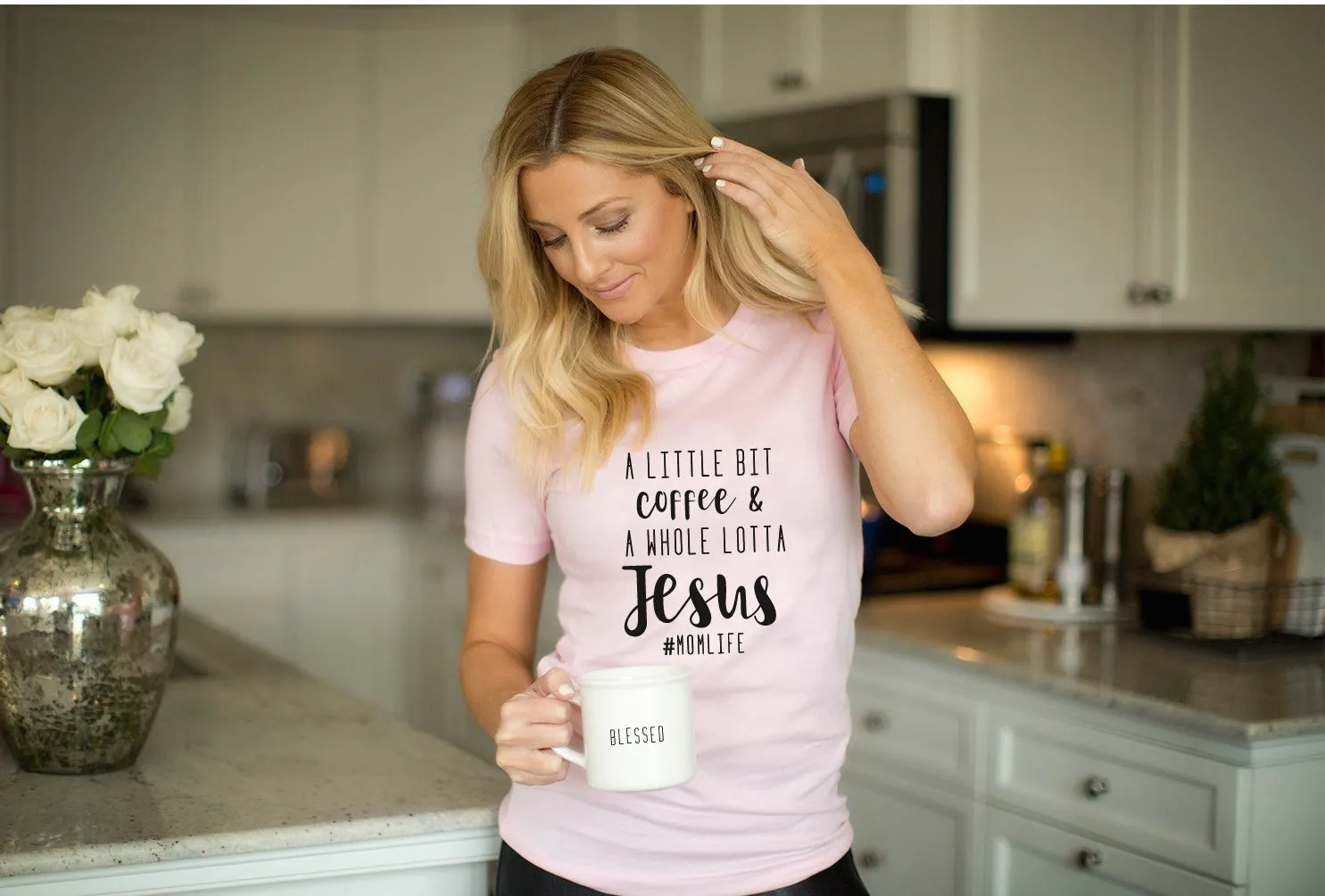 COFFEE AND JESUS T-SHIRT