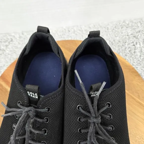 Cole Haan Grand Plus Essex Distance Knit Oxford Black Casual Sneaker Mens 11.5