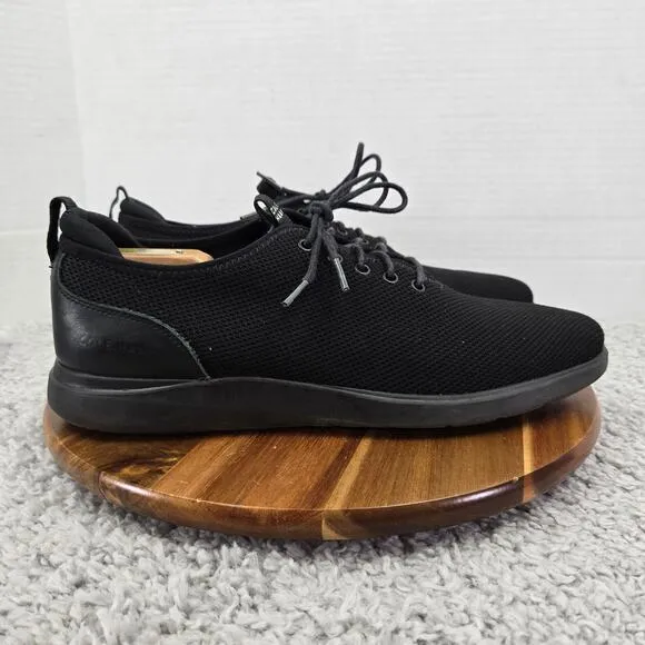 Cole Haan Grand Plus Essex Distance Knit Oxford Black Casual Sneaker Mens 11.5