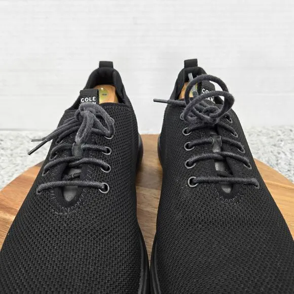 Cole Haan Grand Plus Essex Distance Knit Oxford Black Casual Sneaker Mens 11.5