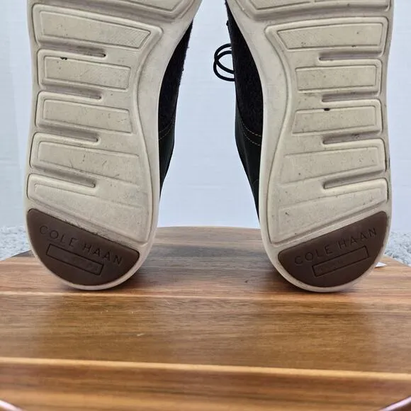 Cole Haan OriginalGrand Gray Knit Business Casual Saddle Oxford Sneaker Men 11 M