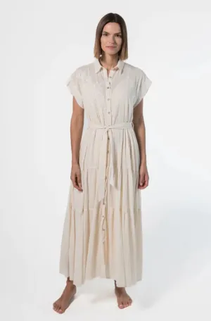Colibri Lineal Crema Dress