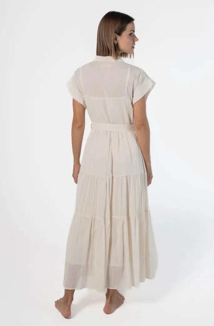 Colibri Lineal Crema Dress